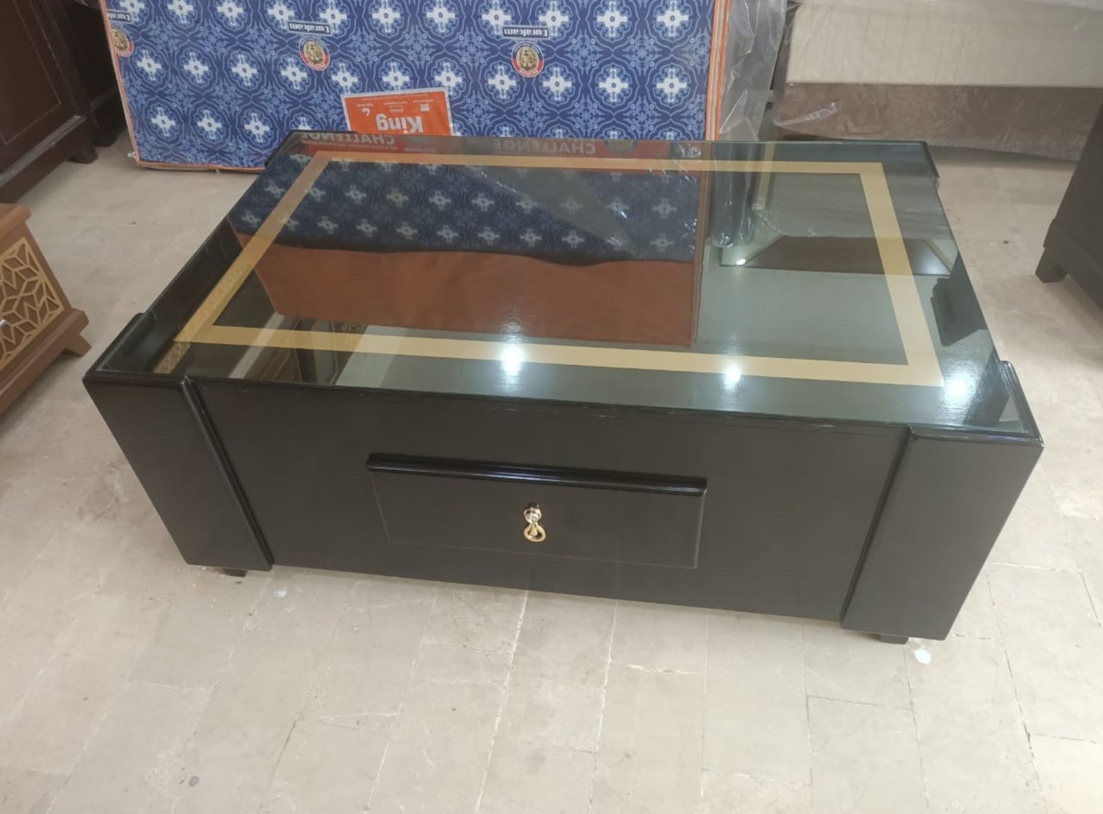 Table with glass